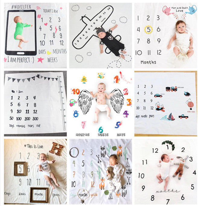 Baby creative photo blanket